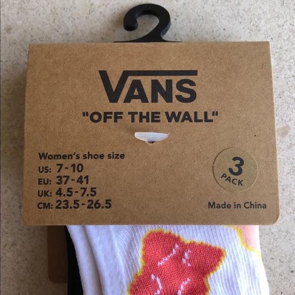 VANS 3-pair women’s No-Show Liners shoe size 7-10 - Picture 7 of 7